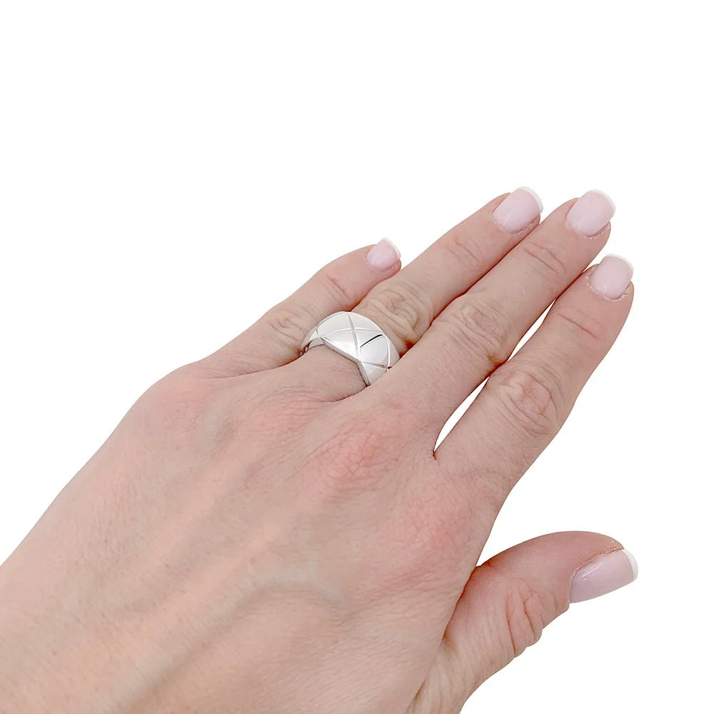 Bague CHANEL "Coco Crush" en or blanc - Image 5