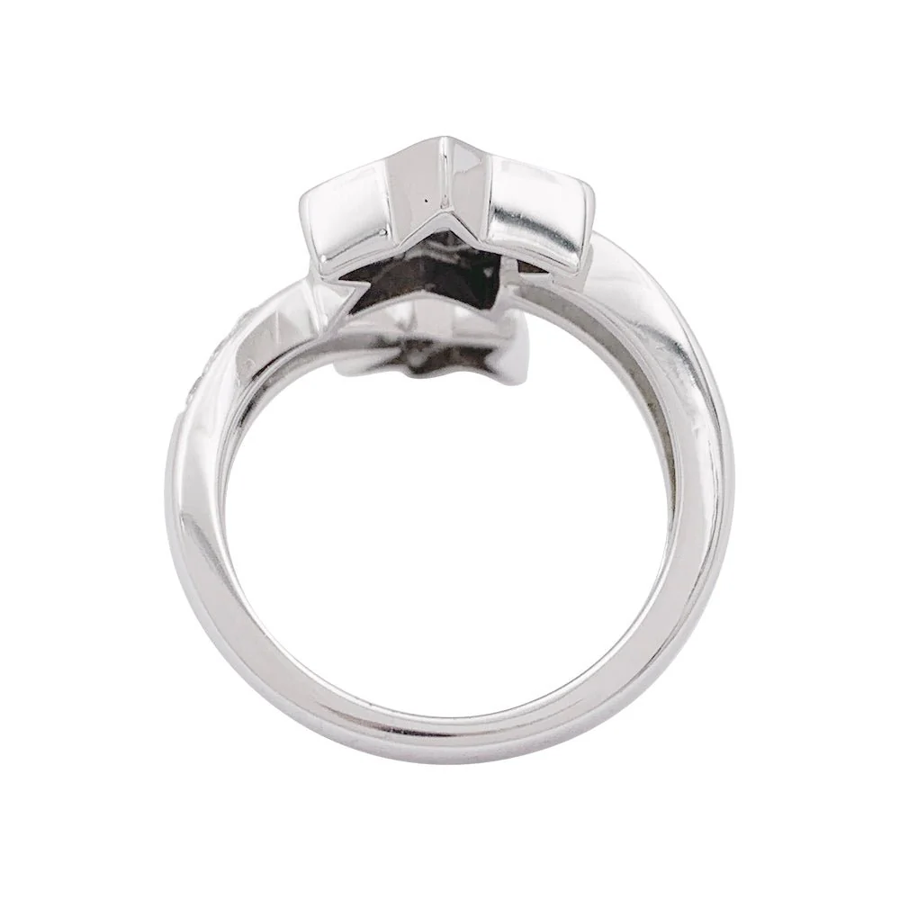 Bague CHANEL "Comète" en or blanc et diamants - Image 5