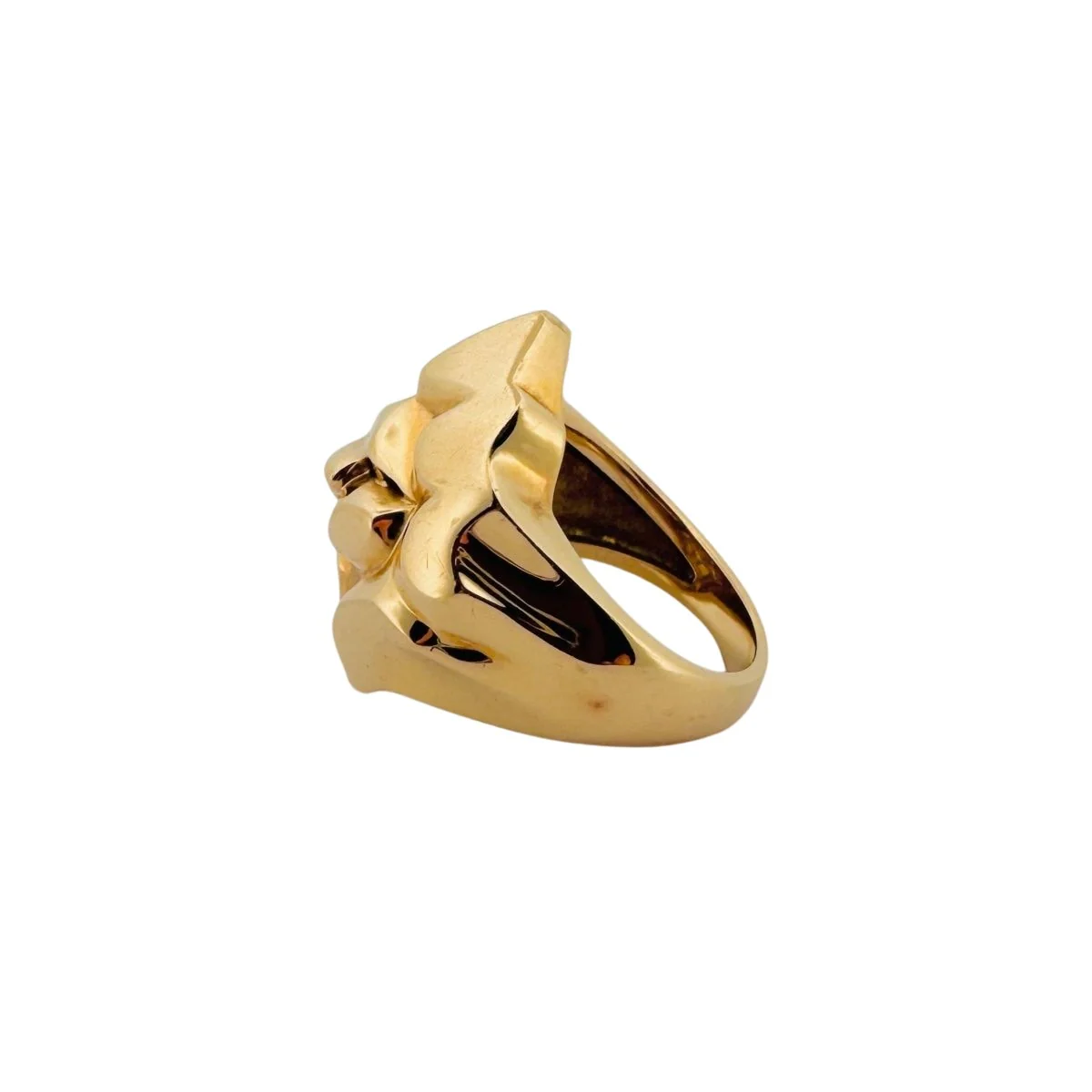 Bague Chevalière CHANEL Lion en or jaune - Image 5
