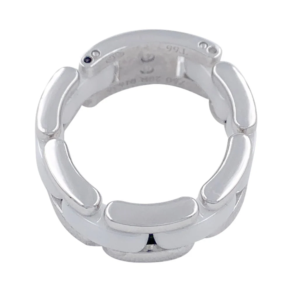 Bague Chanel, "Ultra", or blanc, céramique - Image 4