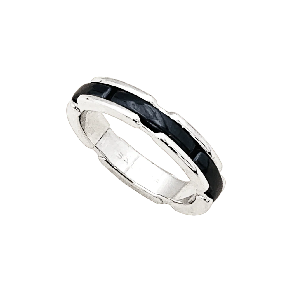 Bague Alliance CHANEL "Ultra" en or blanc et céramique - Image 5