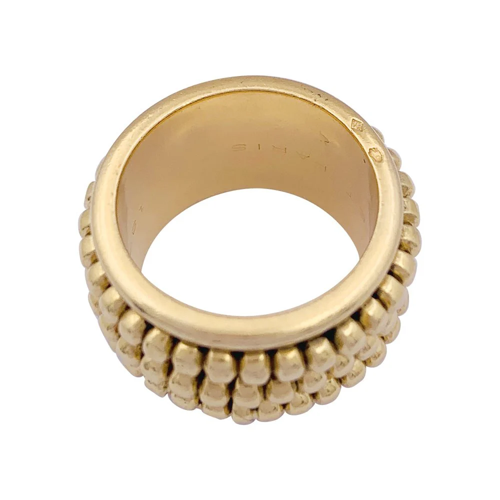 Bague Bandeau CHAUMET "Abacus" ENor jaune. - Image 4
