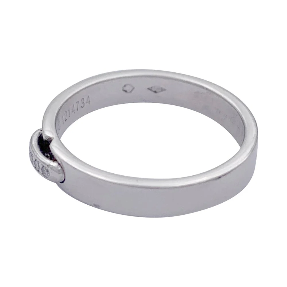 Bague Chaumet , "Alliance Liens Evidence", platine, diamants - Image 3
