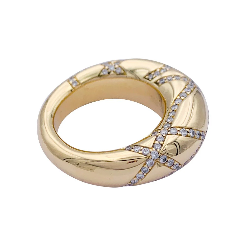 Bague Chaumet, "Anneau", en or jaune, diamants - Image 5