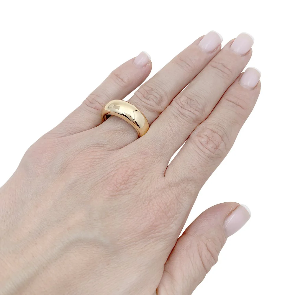 Bague CHAUMET "Anneau" en or jaune. - Image 2