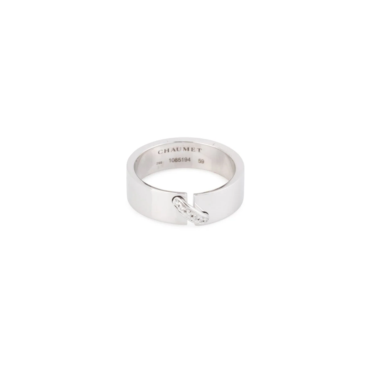 Bague CHAUMET en or blanc et diamants