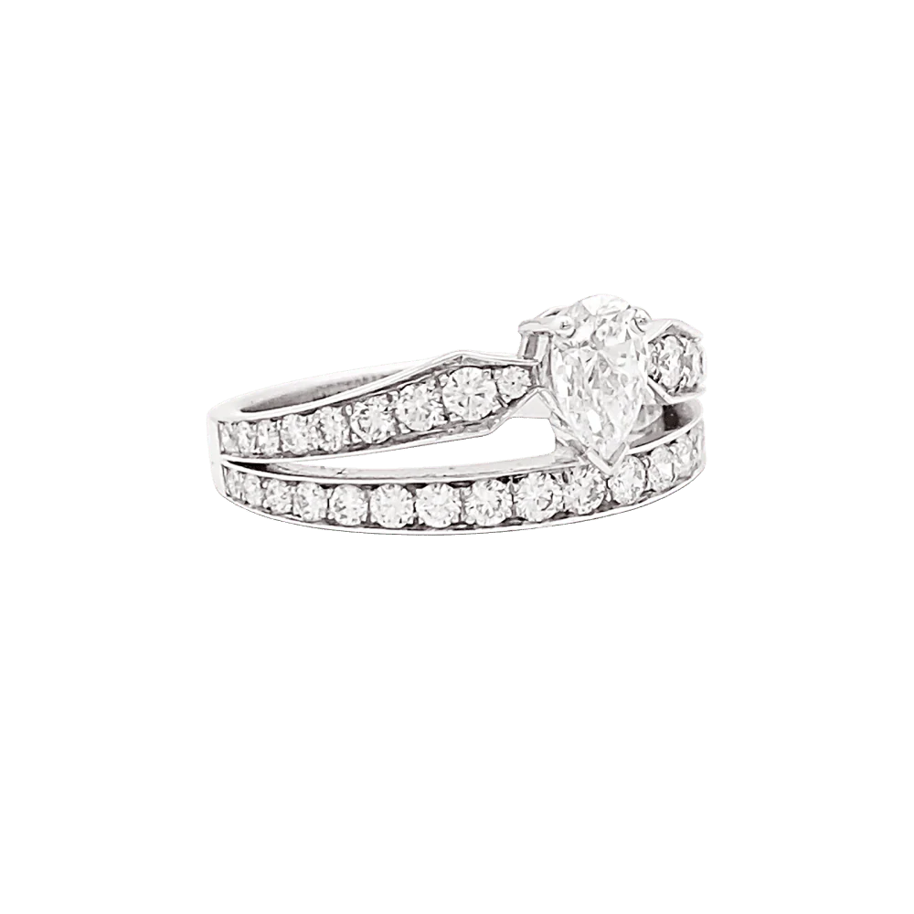 Bague CHAUMET "Joséphine Diadème" en or blanc et diamants - Image 5