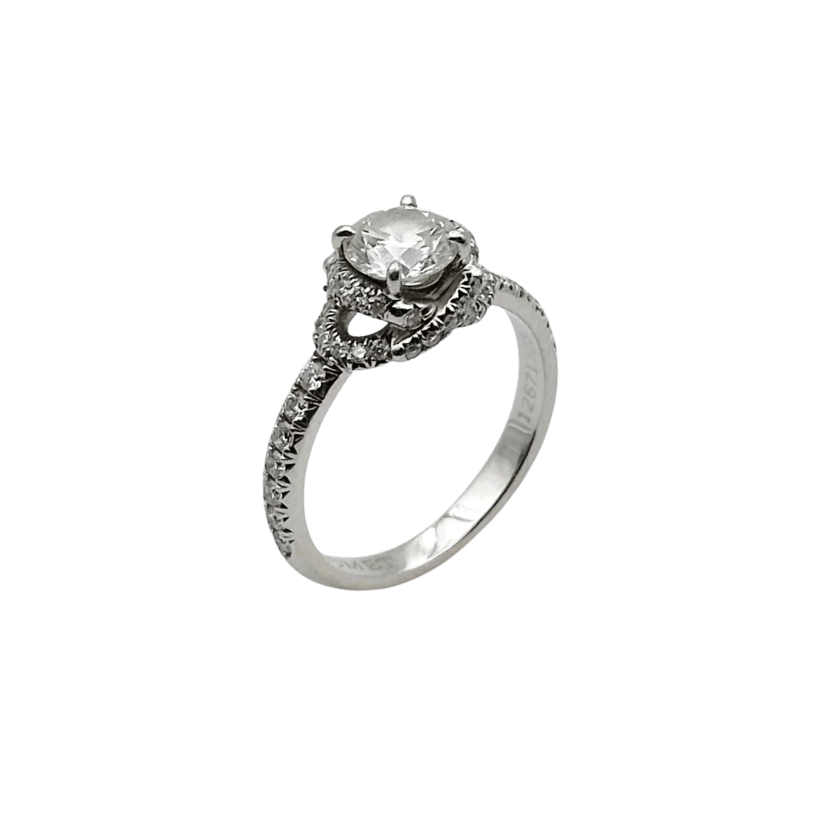 Bague CHAUMET "Liens d'amour" en platine et diamants - Image 10