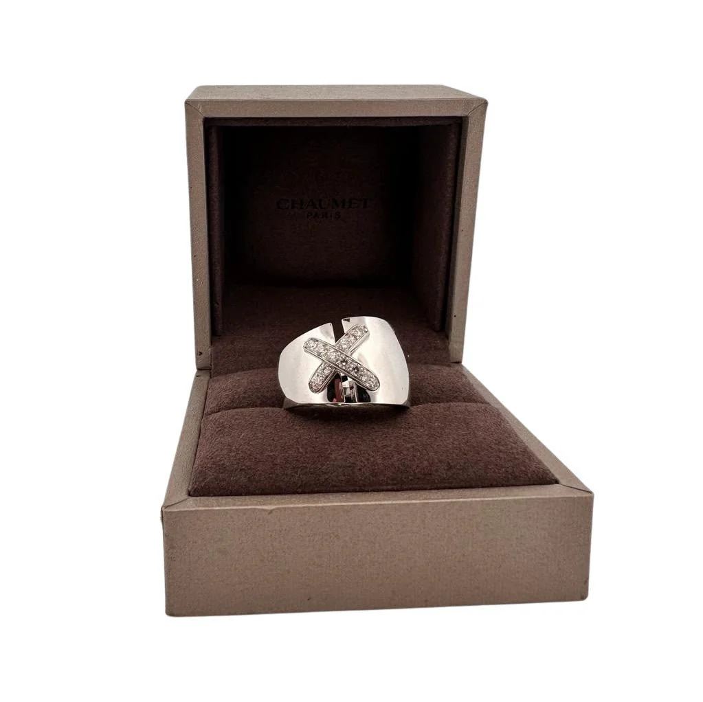 Bague CHAUMET ''Liens'' en or blanc et diamants - Image 7