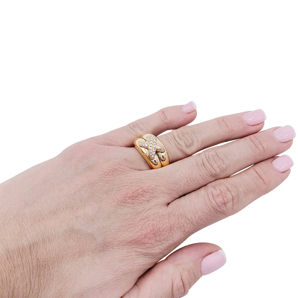 Bague Chaumet, "Liens", or jaune et diamants - Image 3