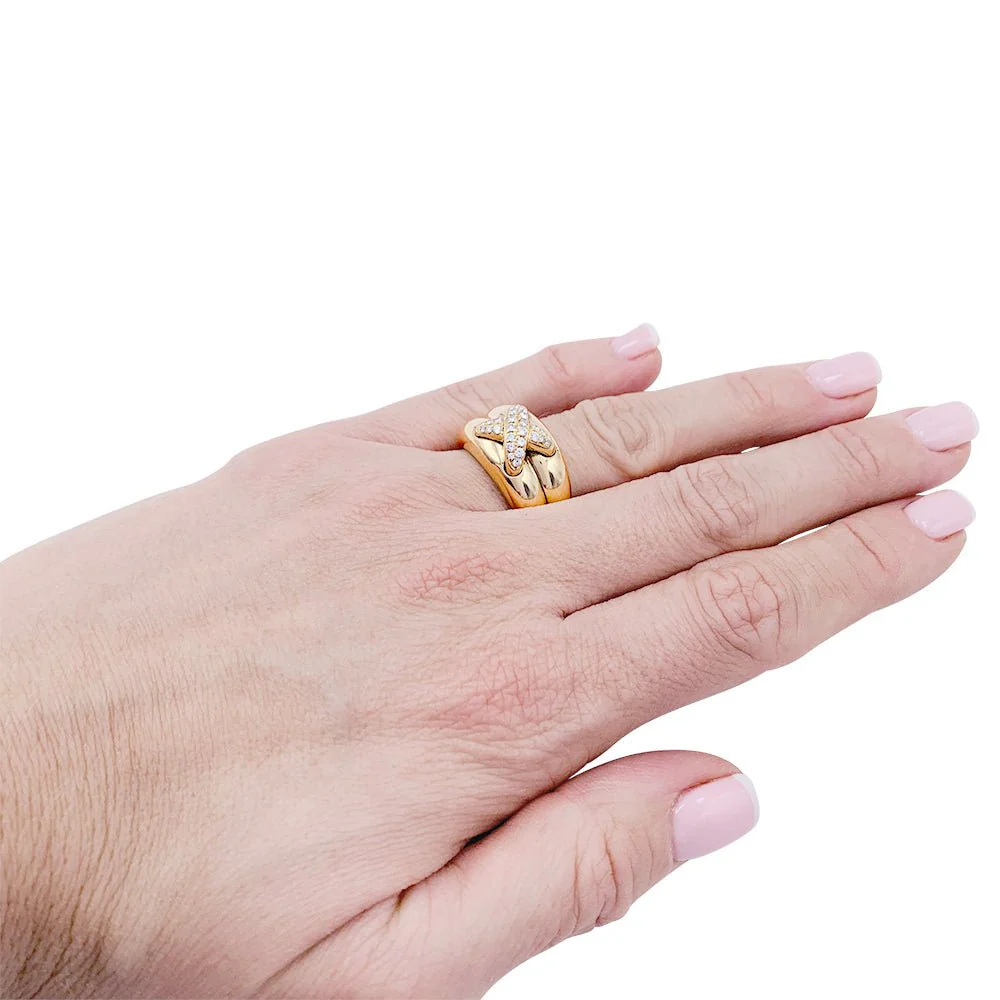 Bague Chaumet, "Liens", or jaune et diamants - Image 6