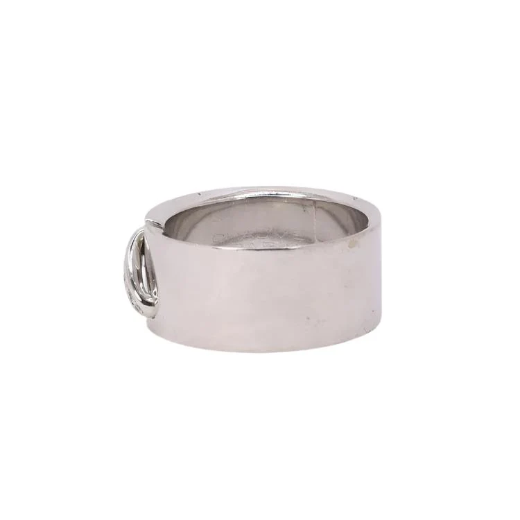 Bague Bandeau CHAUMET "Lien" en or blanc et diamants - Image 4
