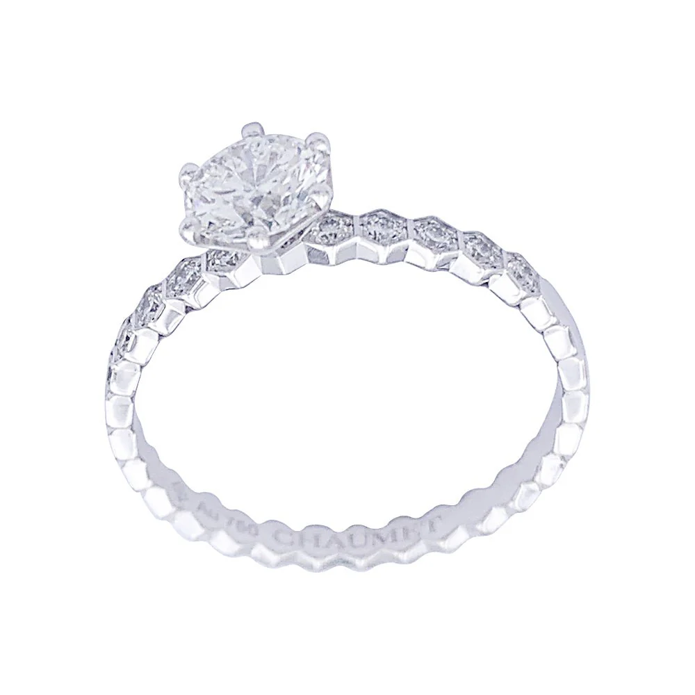 Bague Solitaire Chaumet "Bee my Love" en or blanc en diamants - Image 5