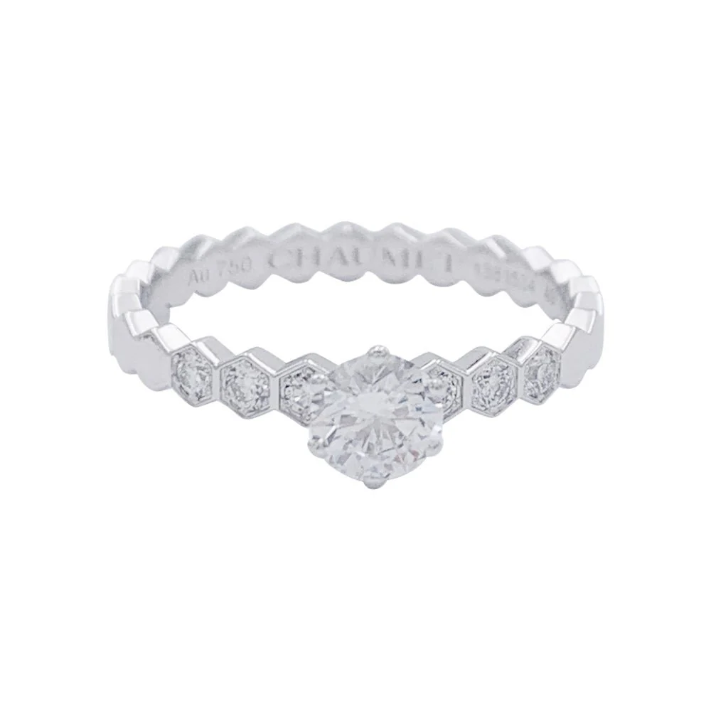 Bague Chaumet, "Solitaire Bee my Love", or blanc, diamants - Image 2