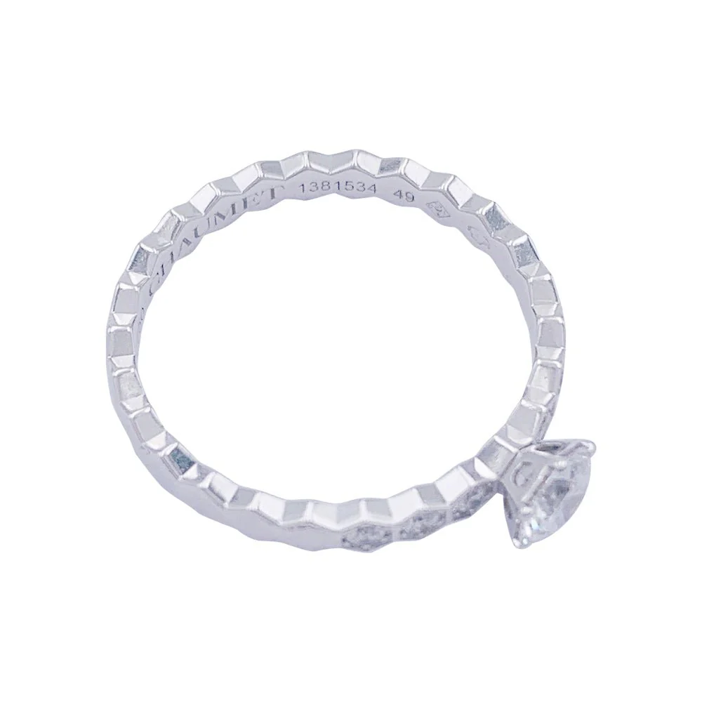 Bague Chaumet, "Solitaire Bee my Love", or blanc, diamants - Image 4