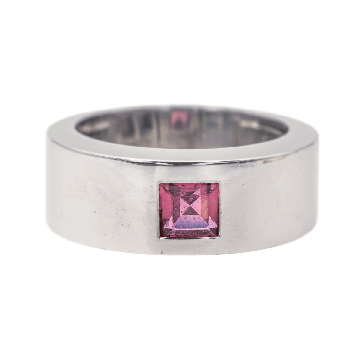 Bague Bandeau CHOPARD en or blanc et tourmaline
