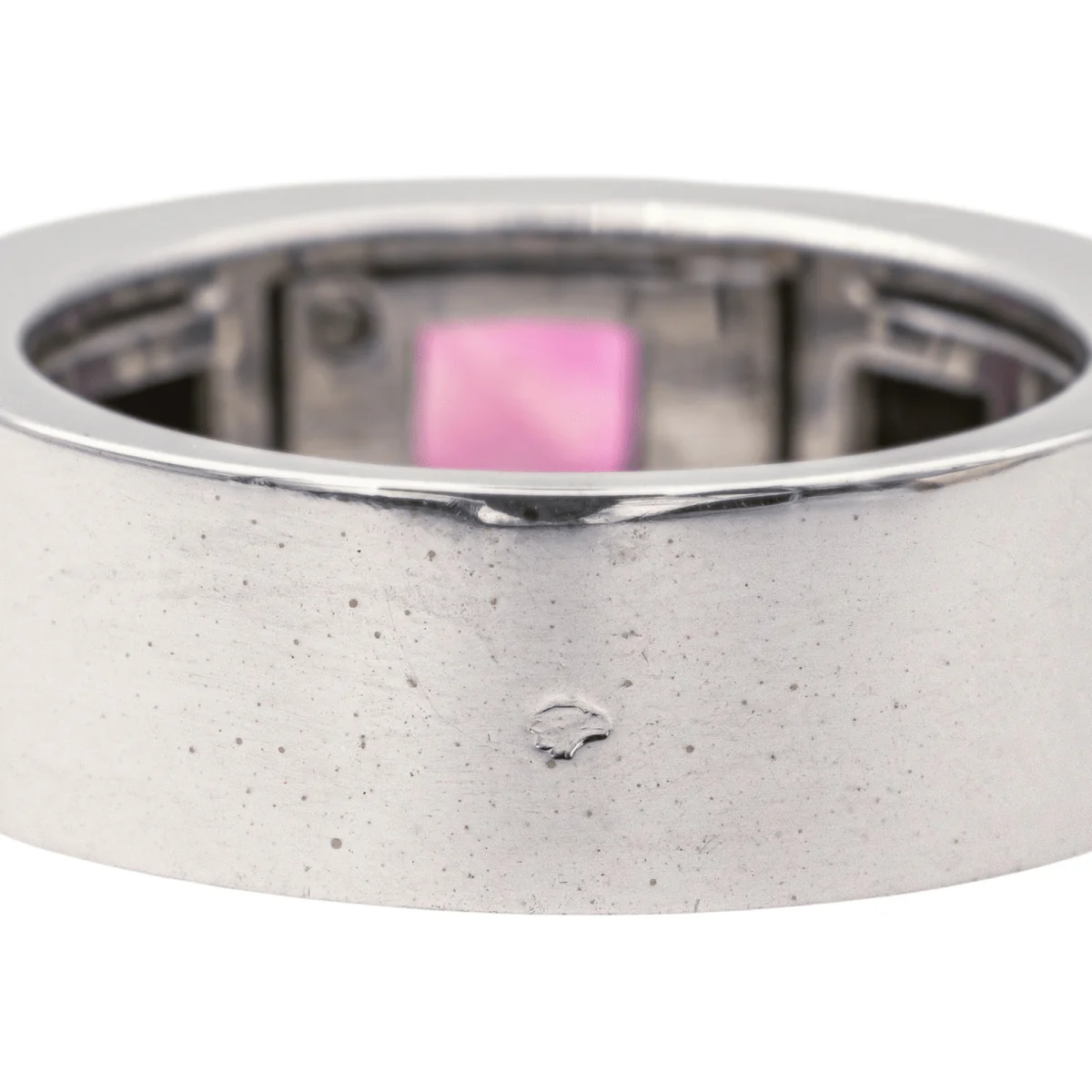 Bague Bandeau CHOPARD en or blanc et tourmaline - Image 7