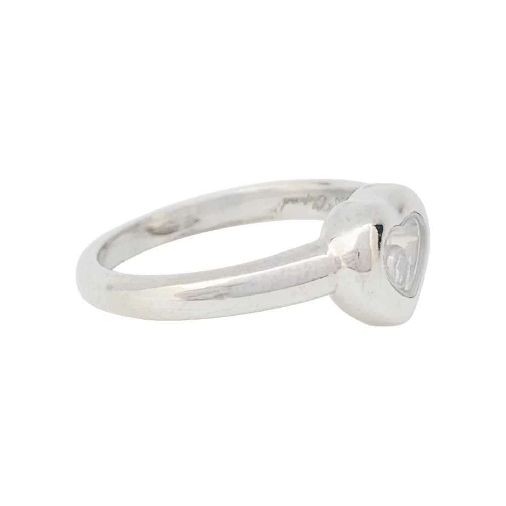 Bague CHOPARD "Happy Diamonds" en or blanc, diamant - Image 5