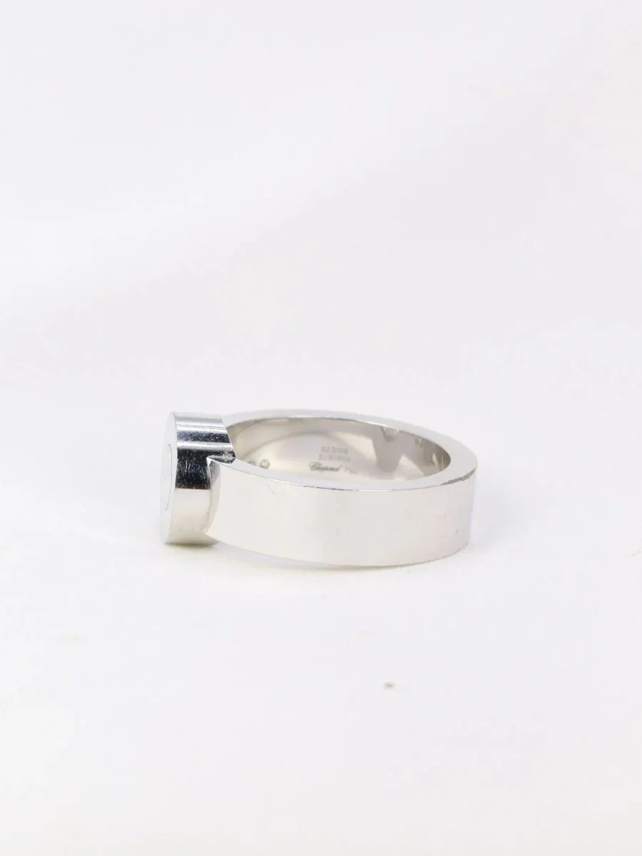 Bague Chopard Happy Diamonds ronde en or blanc et diamants - Image 4
