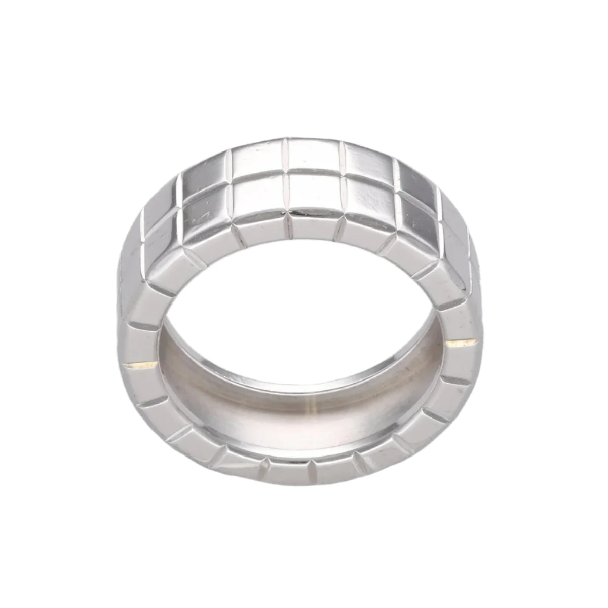 Bague CHOPARD "Ice Cube" en or blanc - Image 5