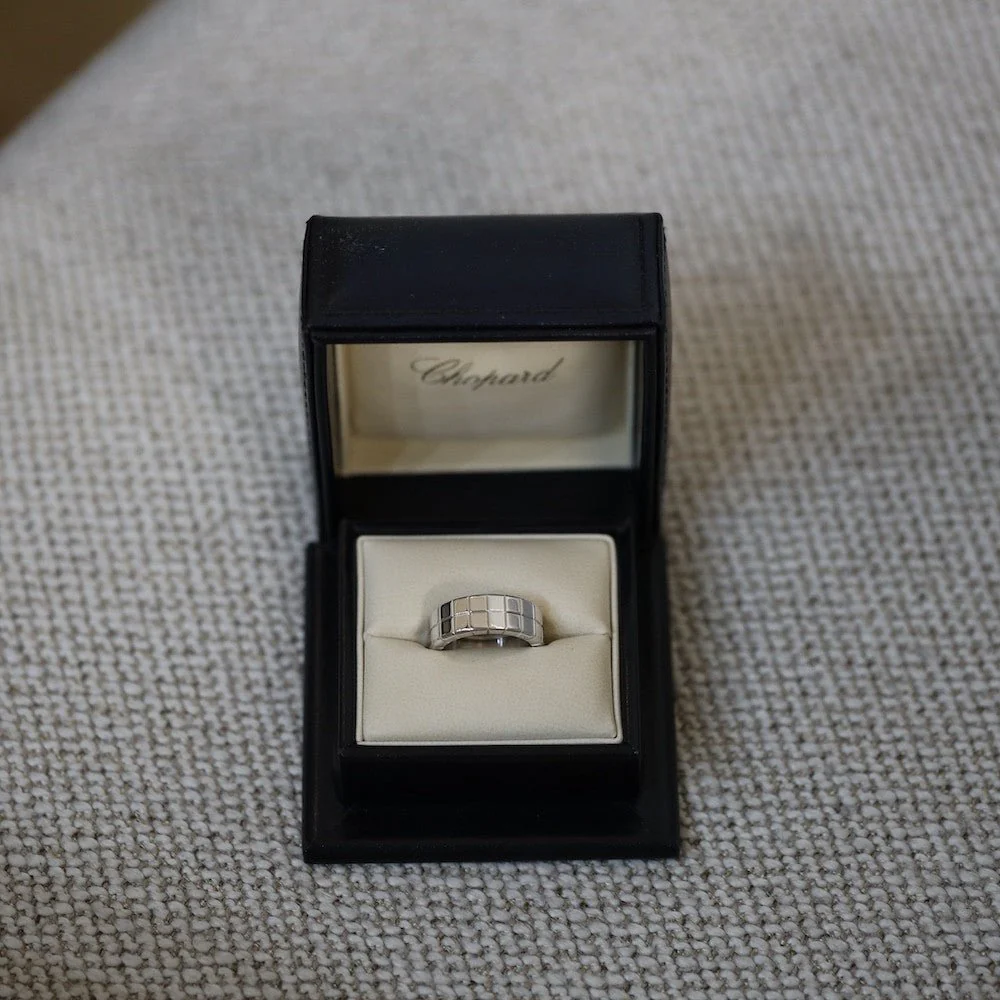 Bague CHOPARD "Ice Cube" en or blanc - Image 6