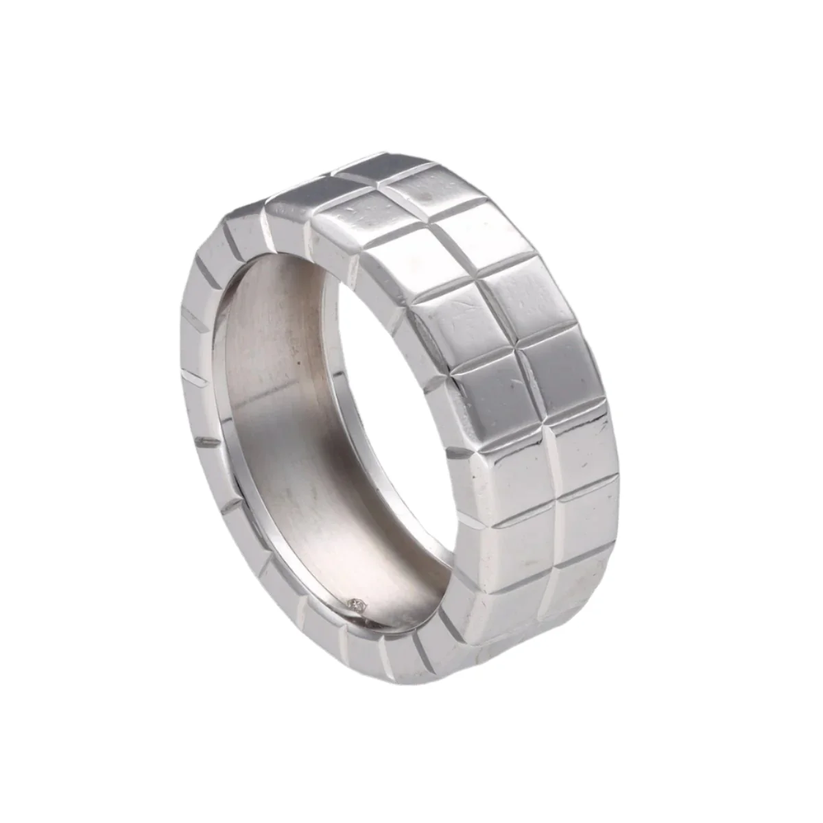 Bague CHOPARD "Ice Cube" en or blanc - Image 7