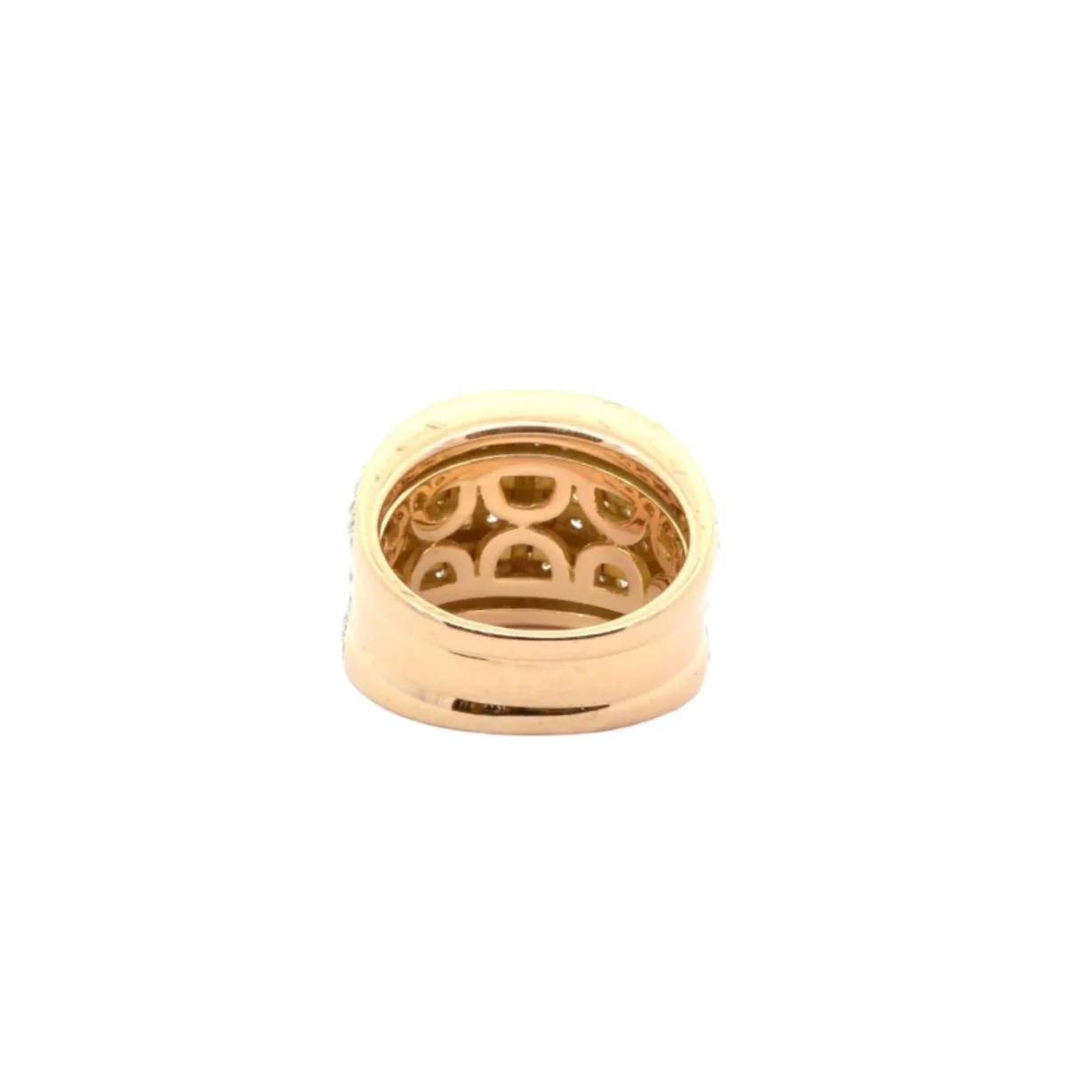 Bague CHOPARD "Strada" en or jaune et diamants - Image 3
