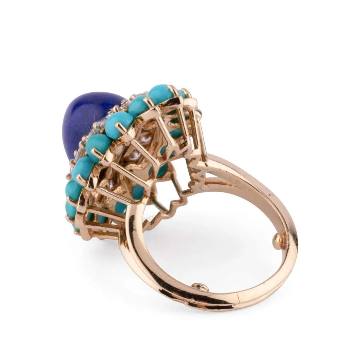 Bague cocktail en or jaune de la maison Boucheron - Image 3