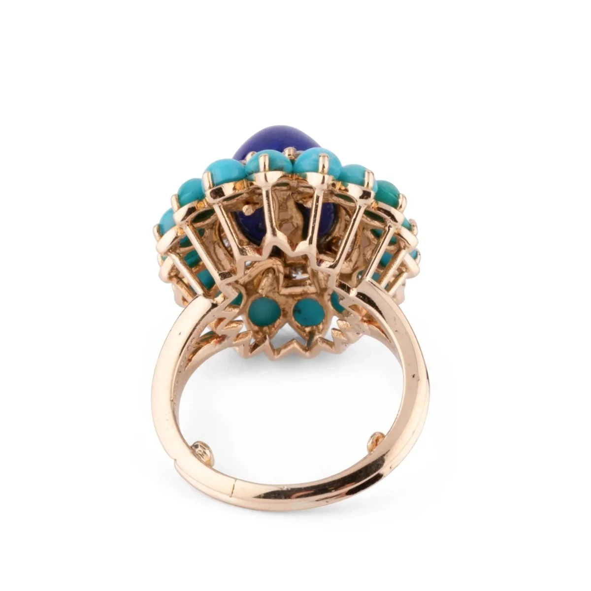 Bague cocktail en or jaune de la maison Boucheron - Image 5