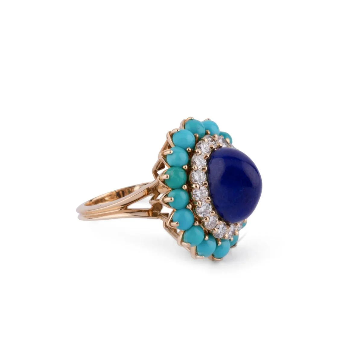 Bague cocktail en or jaune de la maison Boucheron - Image 6