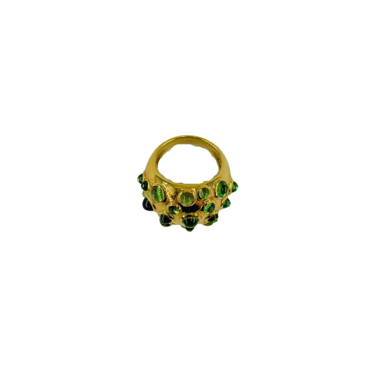 Bague Cocktail en or jaune et tourmaline - Image 4