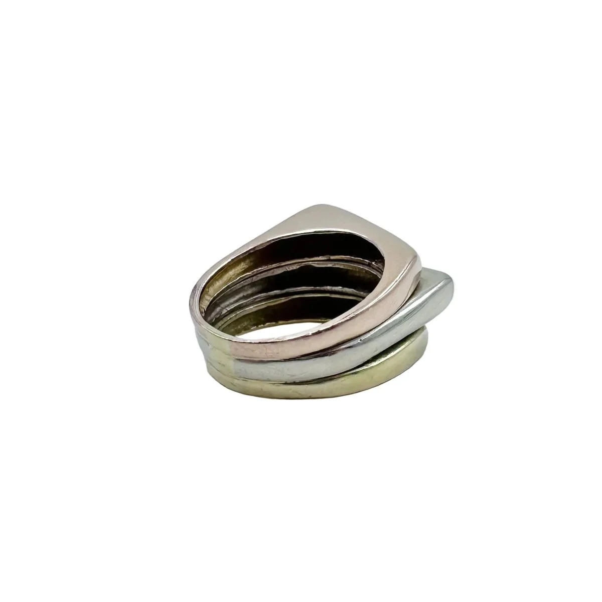 Bague Cocktail en trois ors - Image 6
