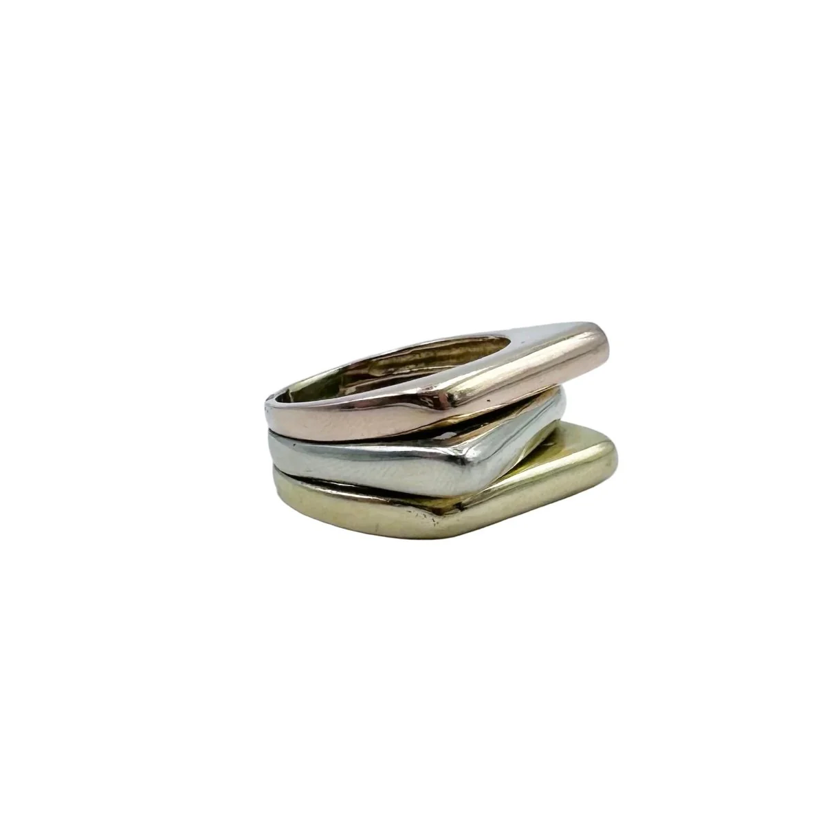 Bague Cocktail en trois ors - Image 8