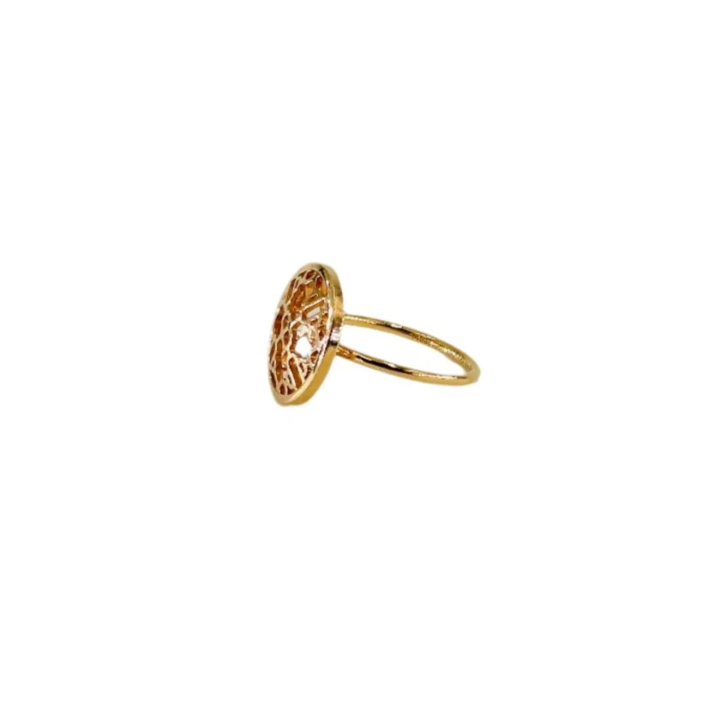 Bague Cocktail HERMÈS "Chaîne d'Ancre Passerelle" en or rose - Image 4
