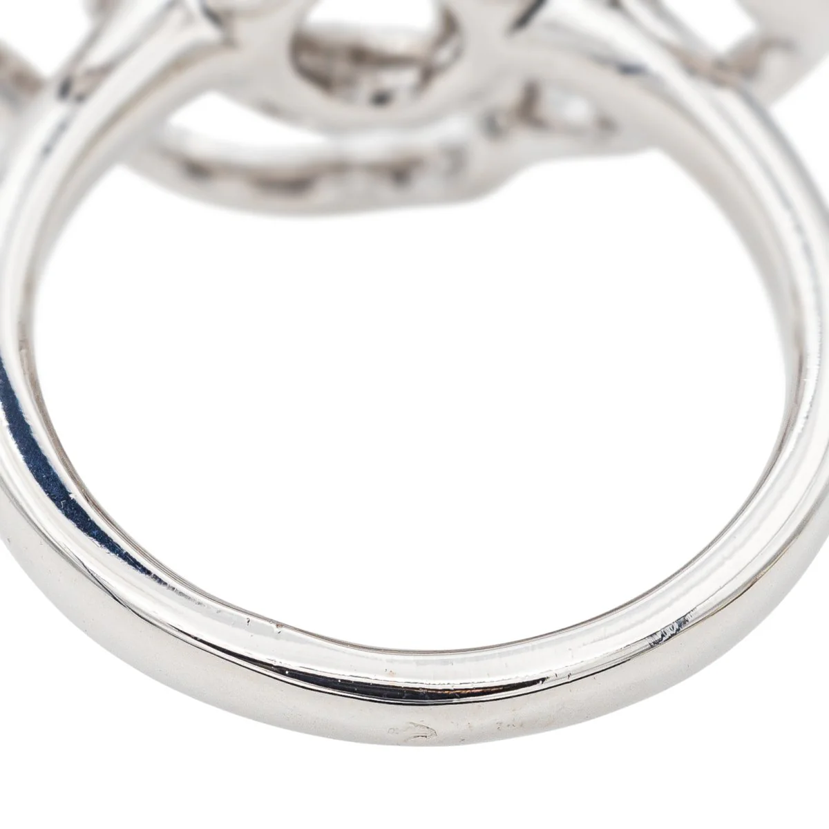 Bague Cocktail Or blanc Diamant - Image 7