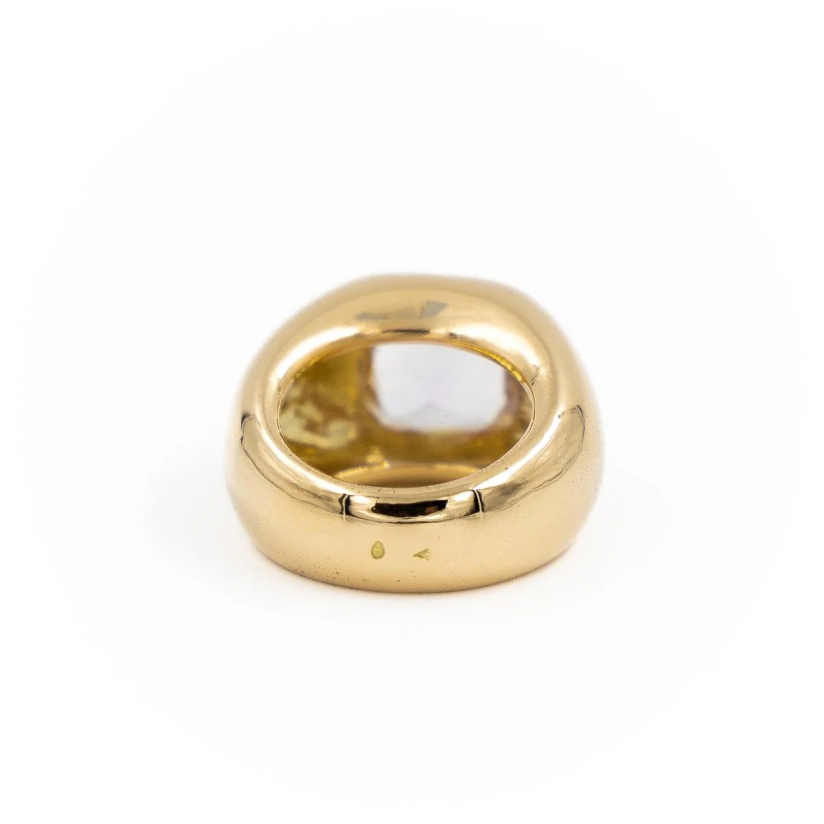 Bague Cocktail Or jaune Améthyste - Image 4
