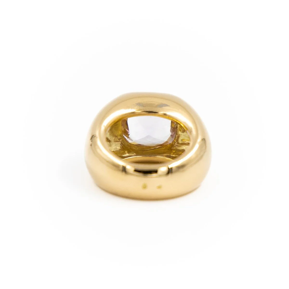 Bague Cocktail Or jaune Améthyste - Image 5