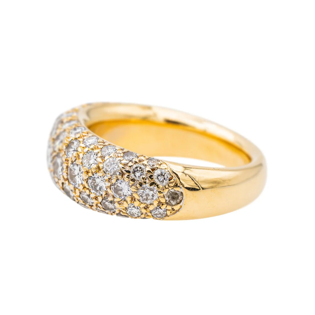 Bague Cocktail Or jaune Diamant - Image 4