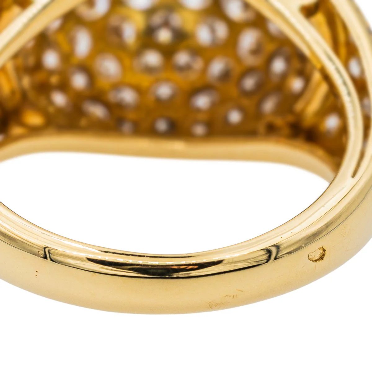 Bague Cocktail Or jaune Diamant - Image 7