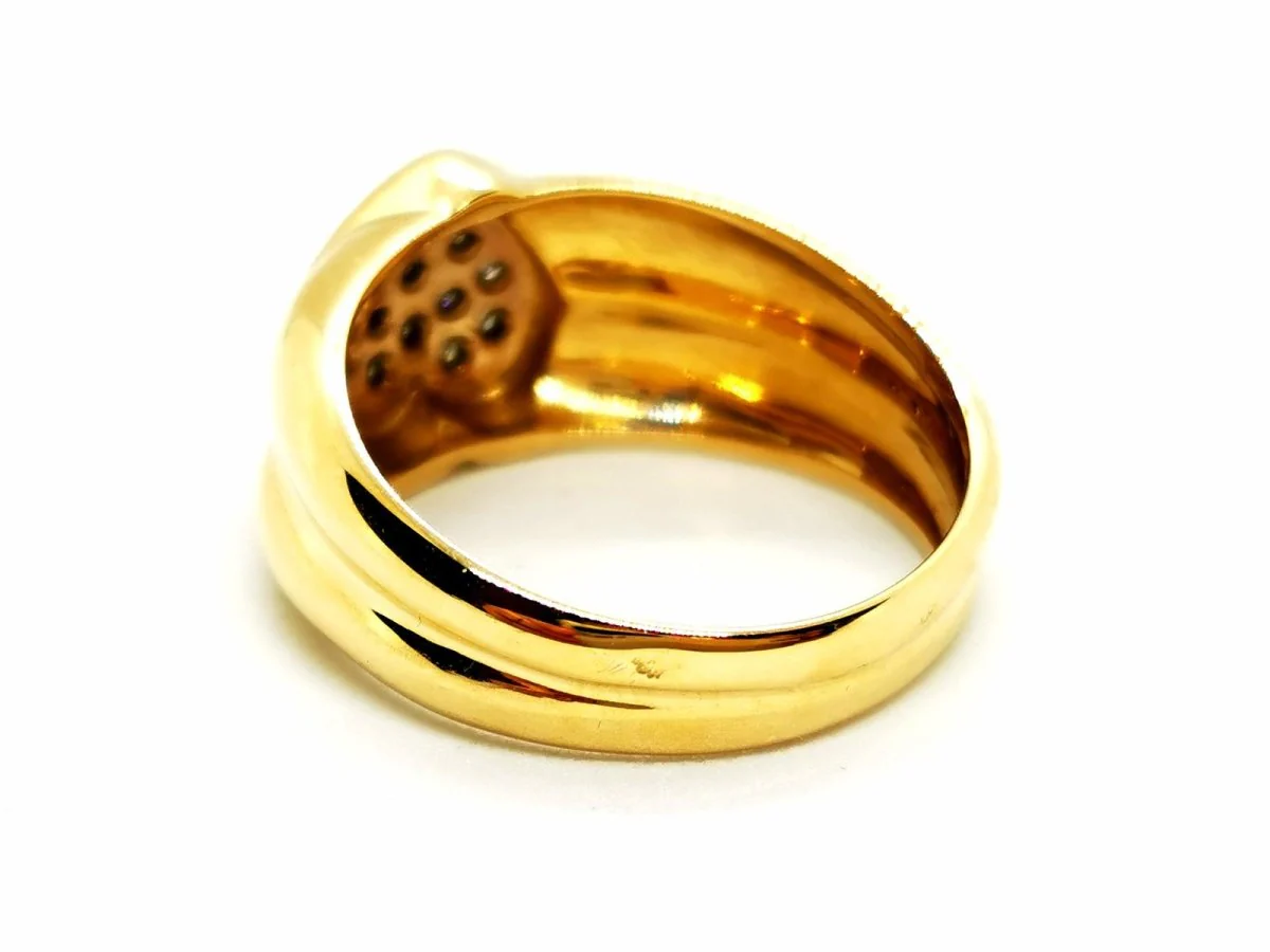 Bague Coeur Or jaune Diamant - Image 7