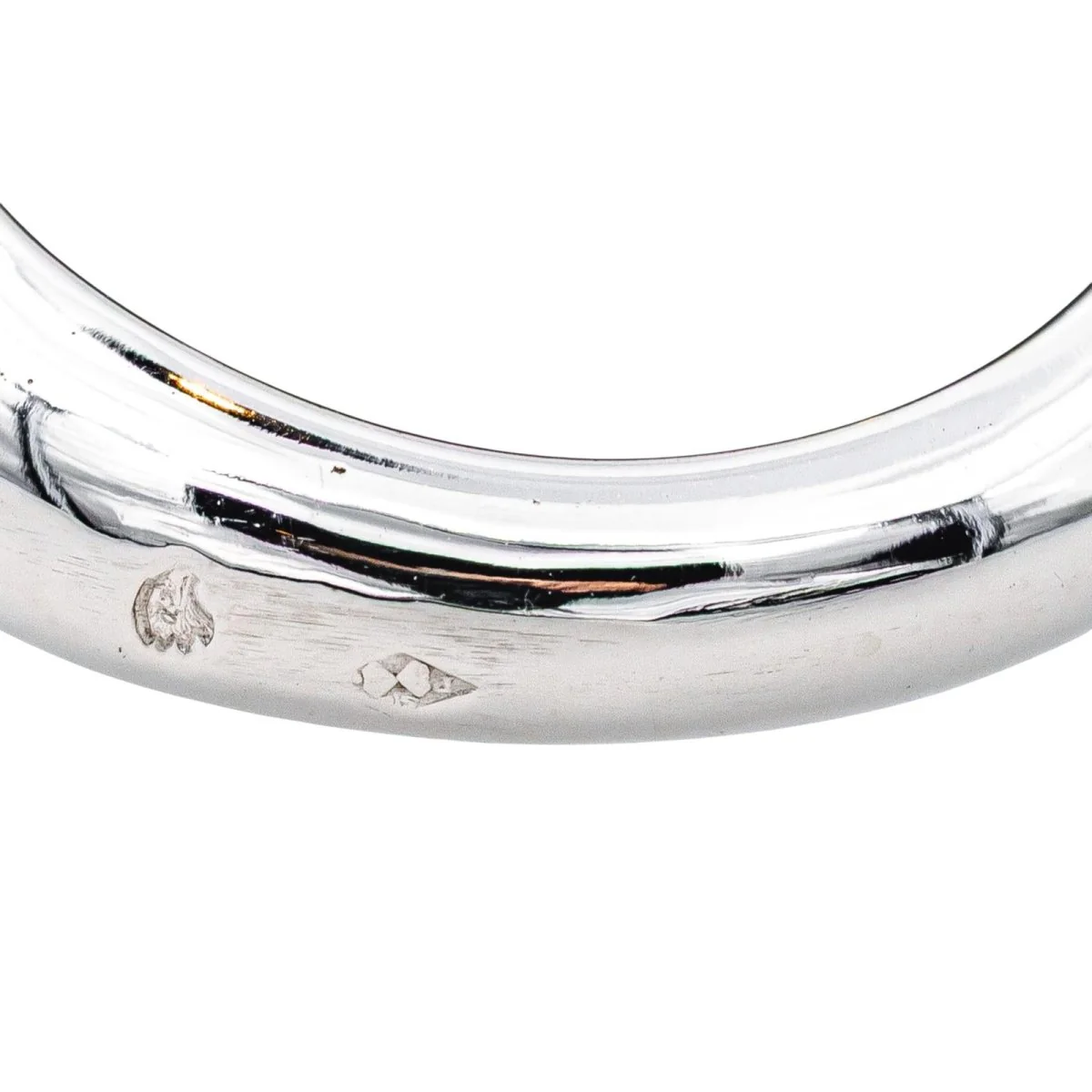 Bague Cocktail en or blanc, perle et diamants - Image 7