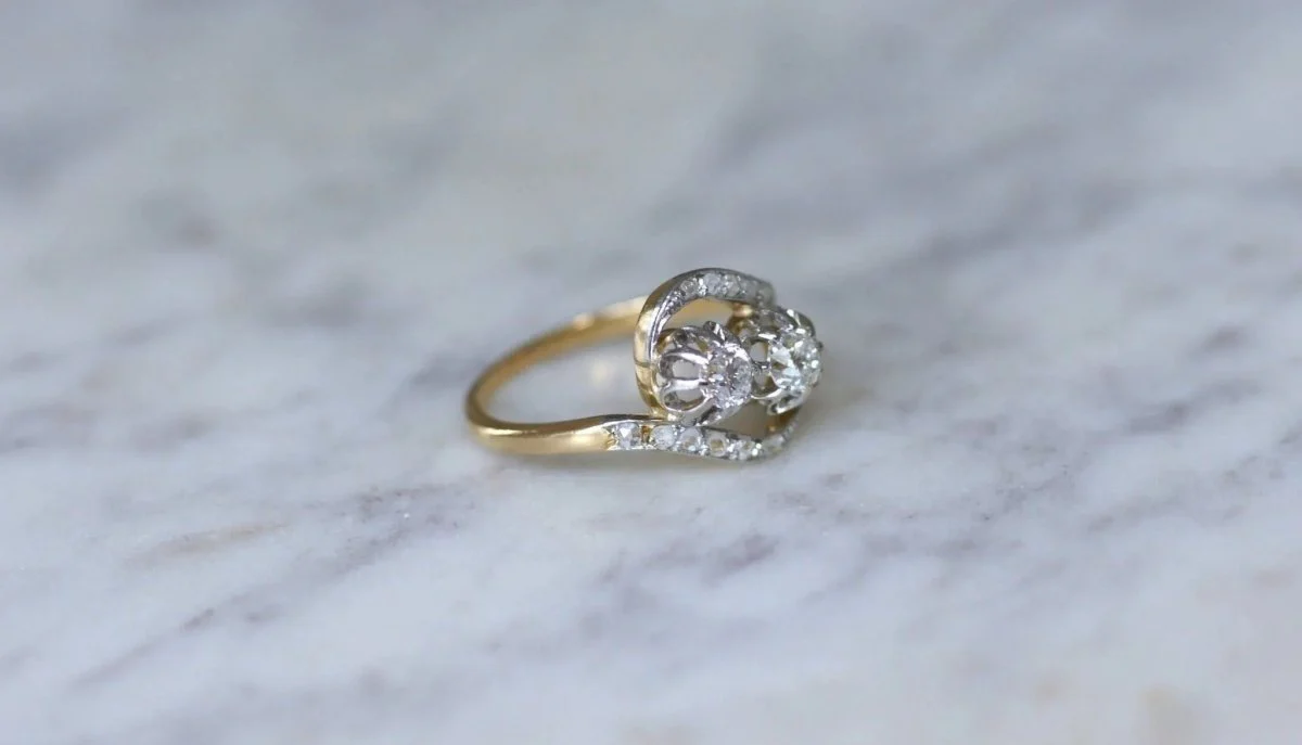 Bague de Fiançailles Toi et Moi Diamants - Image 4