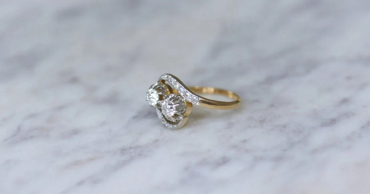 Bague de Fiançailles Toi et Moi Diamants - Image 6