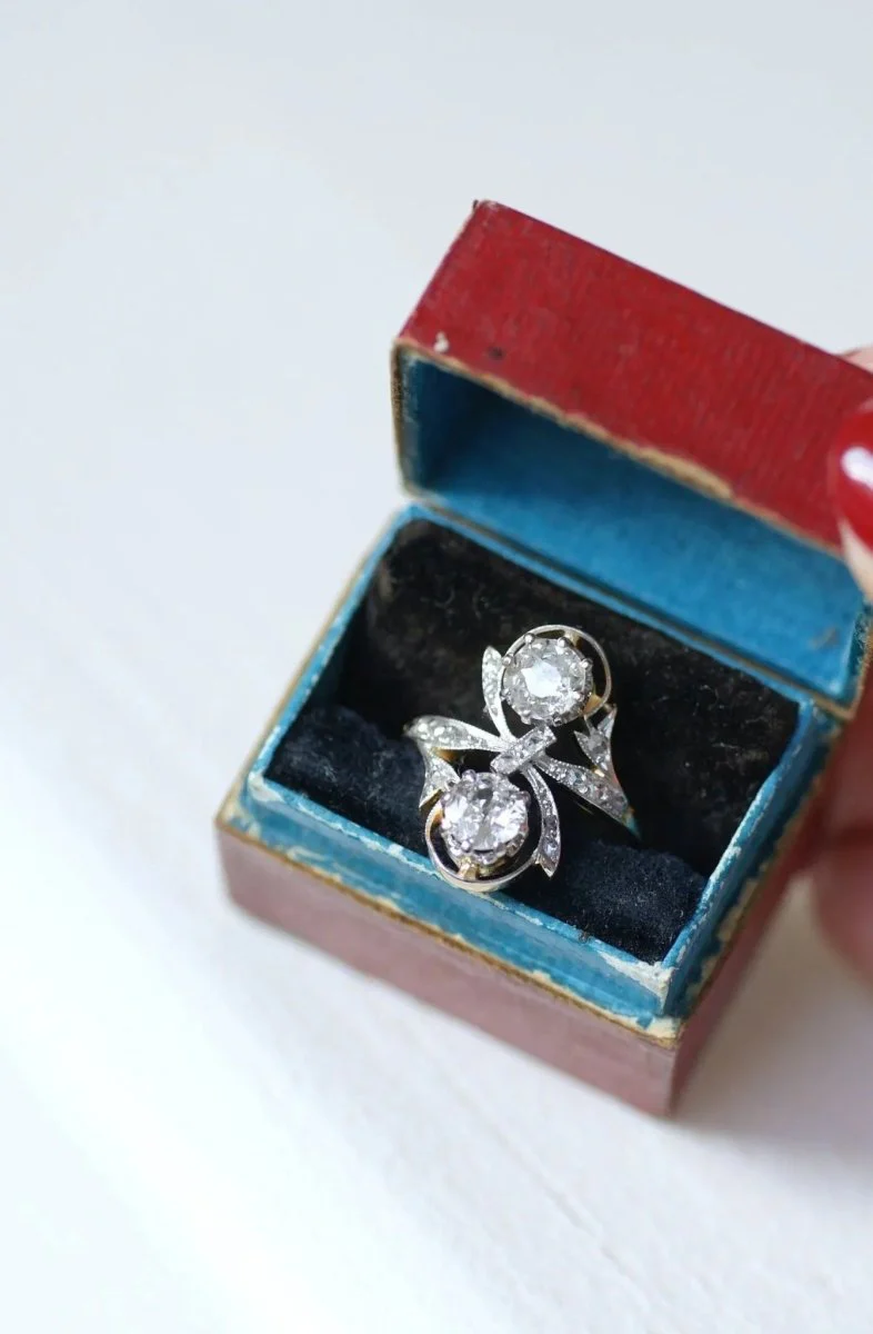 Bague Belle Epoque Toi et moi Diamants