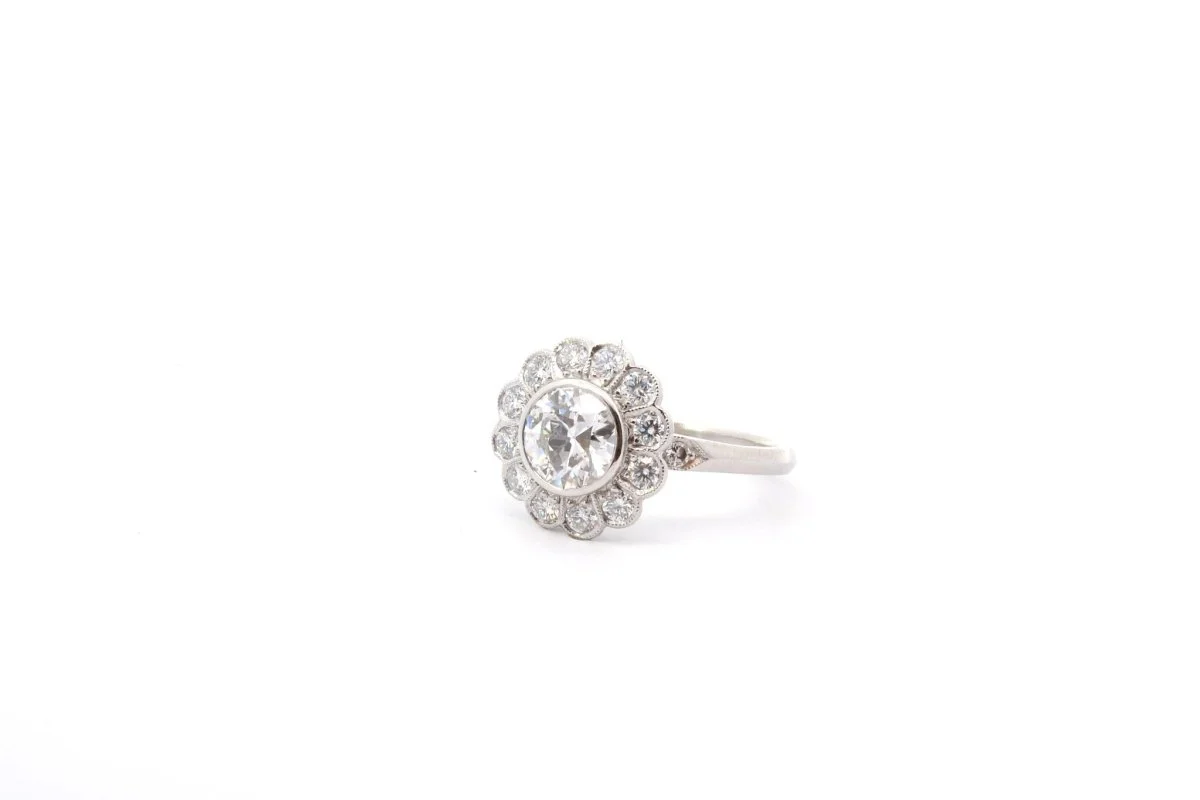 Bague de fiançailles diamant 1,03cts H/SI2 - Image 3