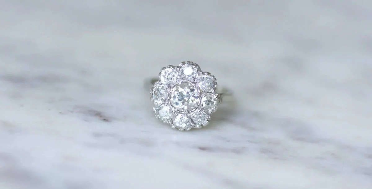 Bague marguerite diamants 2 carats - Image 13