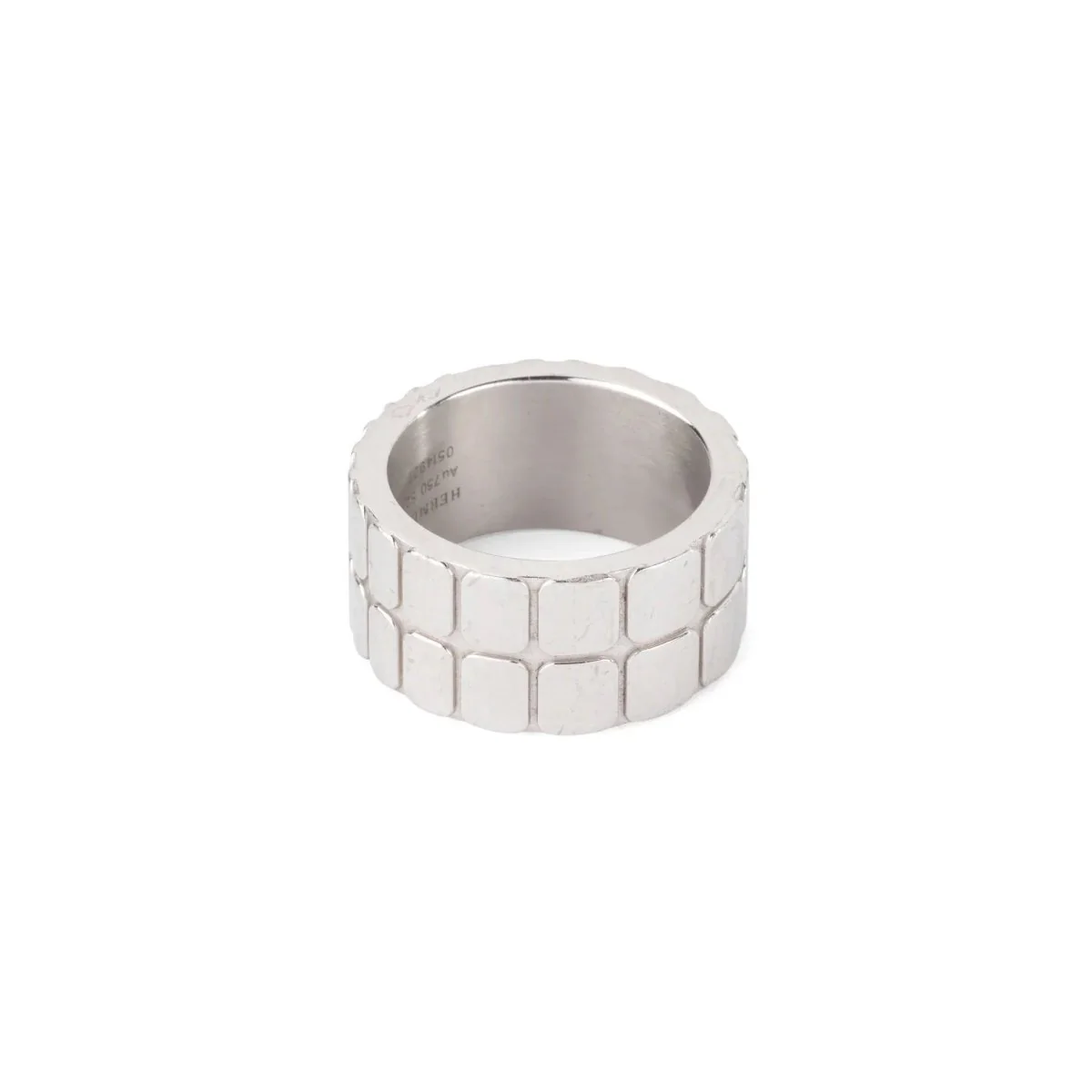 Bague de la Maison Hermès en or gris - Image 2