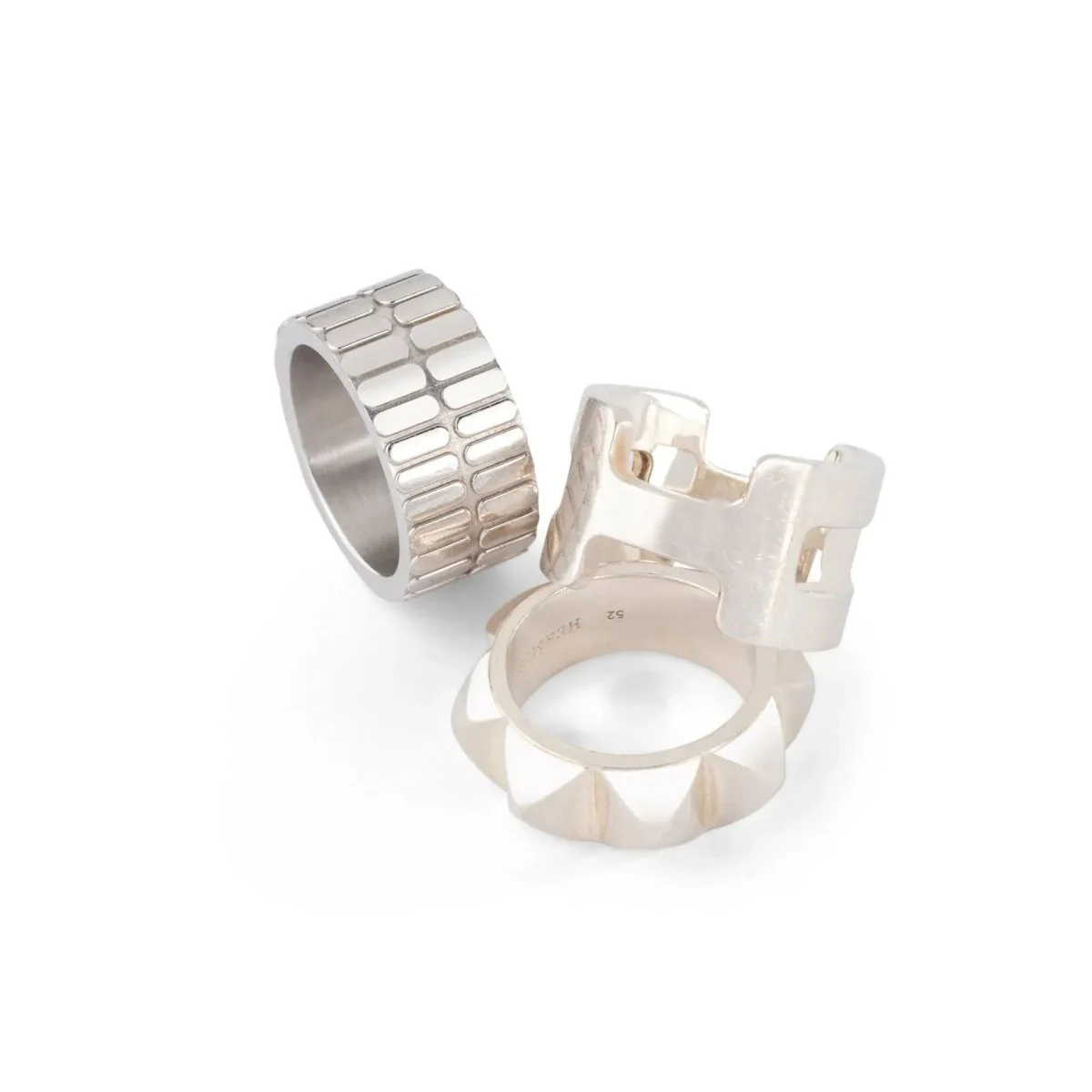 Bague de la Maison Hermès en or gris - Image 4