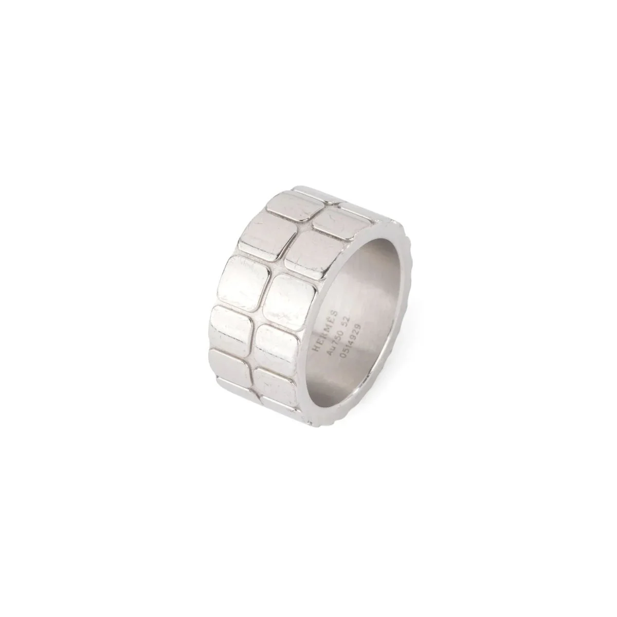 Bague de la Maison Hermès en or gris - Image 5