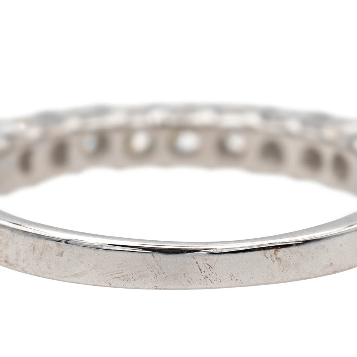 Bague Alliance en or blanc et diamants - Image 7